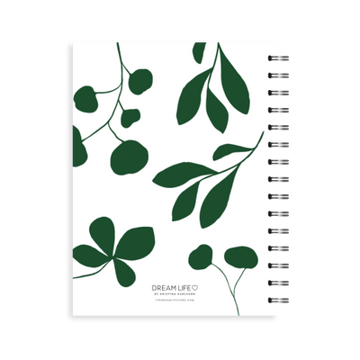 A5 2024 Spiral Weekly Spread Diary - Leaves - Forest