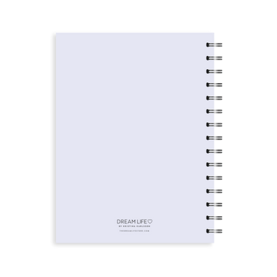 A5 2024 Spiral Wellbeing Diary- Lilac