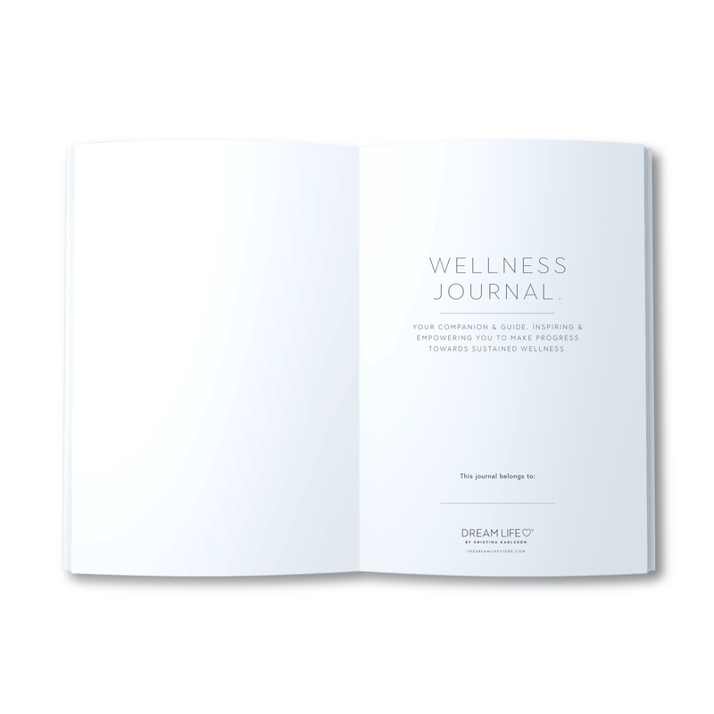 A5 Spiral Wellness Journal - Dots - Green