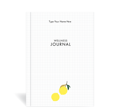 A5 Wellness Journal - Lemon