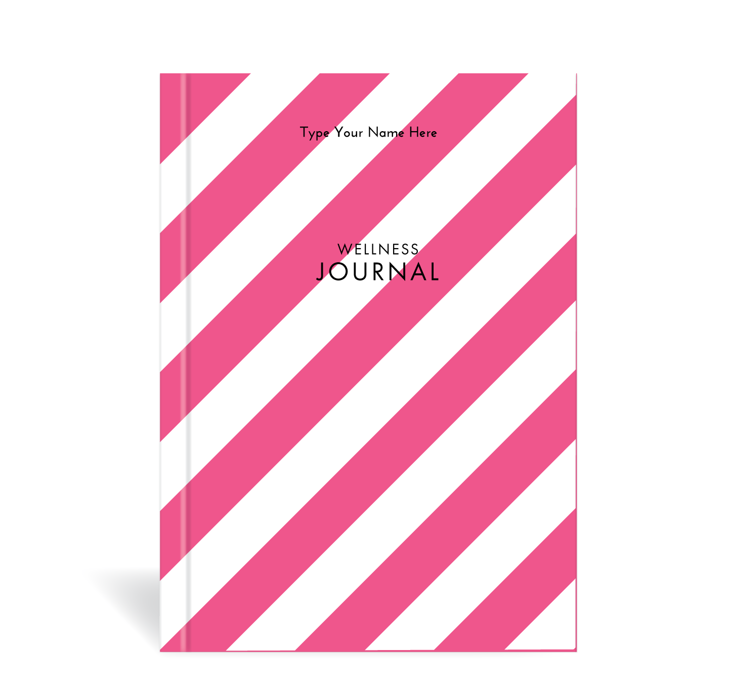 A5 Wellness Journal - Stripe - Pink – Dream Life