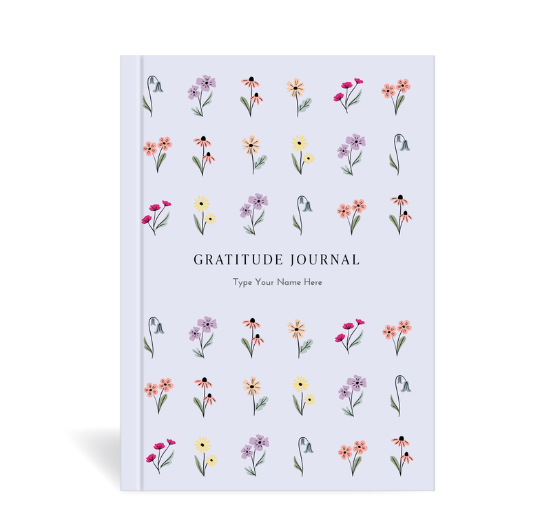 A5 Journal - Gratitude - Äng - Purple
