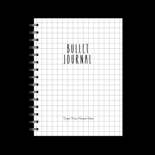 A5 Spiral Bullet Journal - White