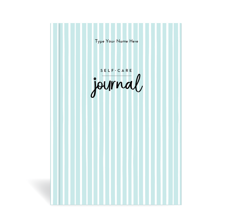 A5 Journal - Self-care - Stripe