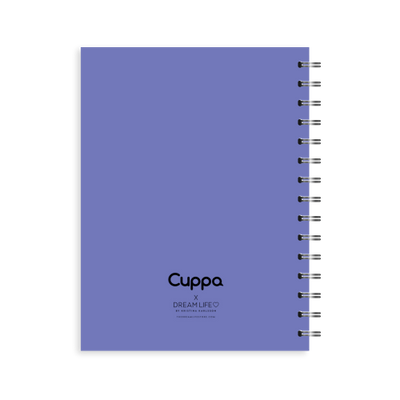 A5 Spiral Journal - Cuppa - Purple