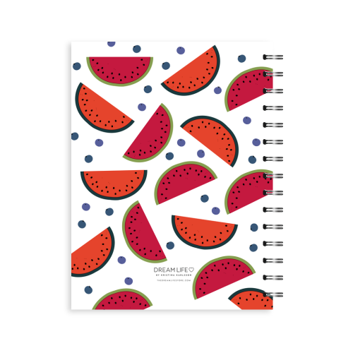 A5 Spiral Recipe Journal - Watermelon
