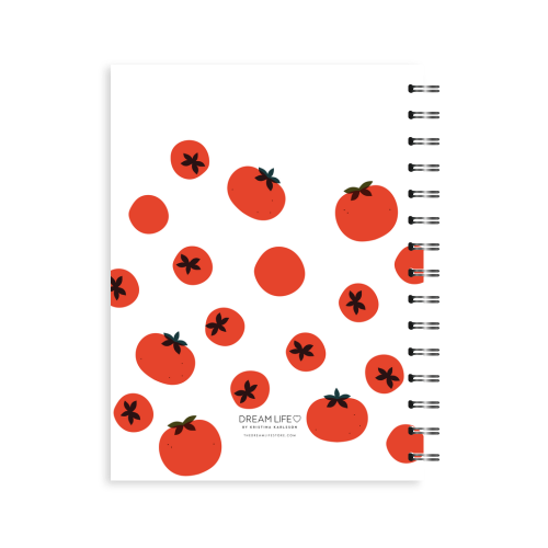 A5 Spiral Recipe Journal - Tomato