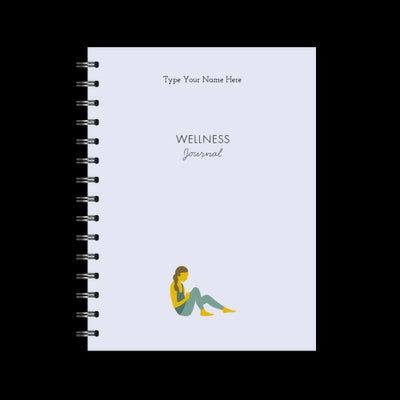 A5 Spiral Wellness journal - Lilac
