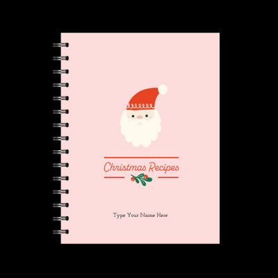 A5 Spiral Recipe Journal - Christmas - Santa