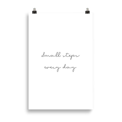 SMALL STEPS Poster