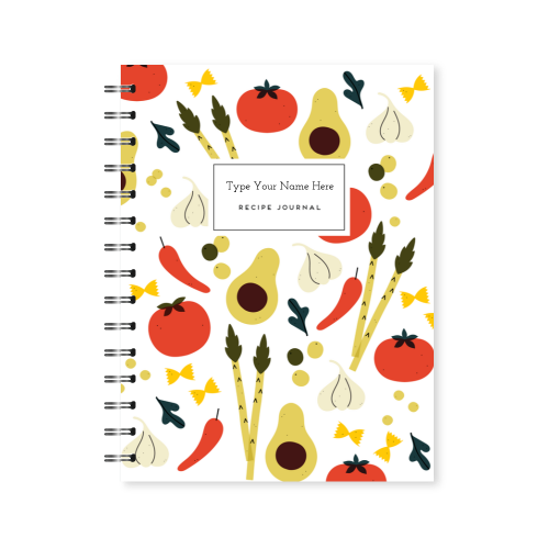 A5 Spiral Recipe Journal - Veggies – Dream Life