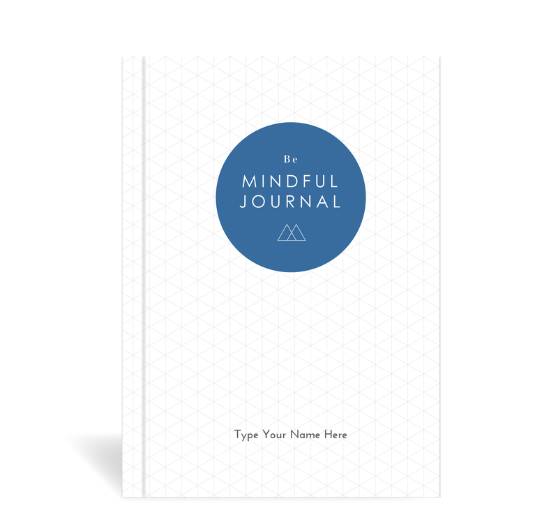 A5 Journal - Be Mindful - White