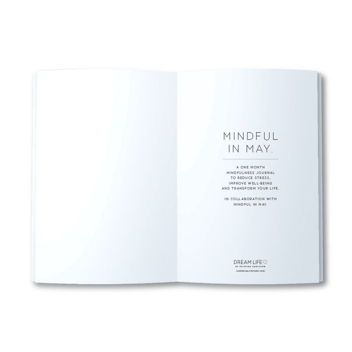 A5 Journal - Be Mindful - White