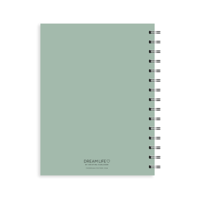 A5 Spiral Planner Undated - Plan It Out - Green