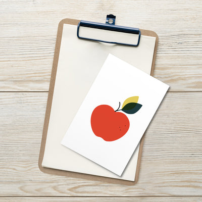 Apple Art Card