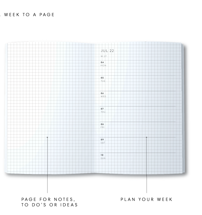 Week To A Page Diary