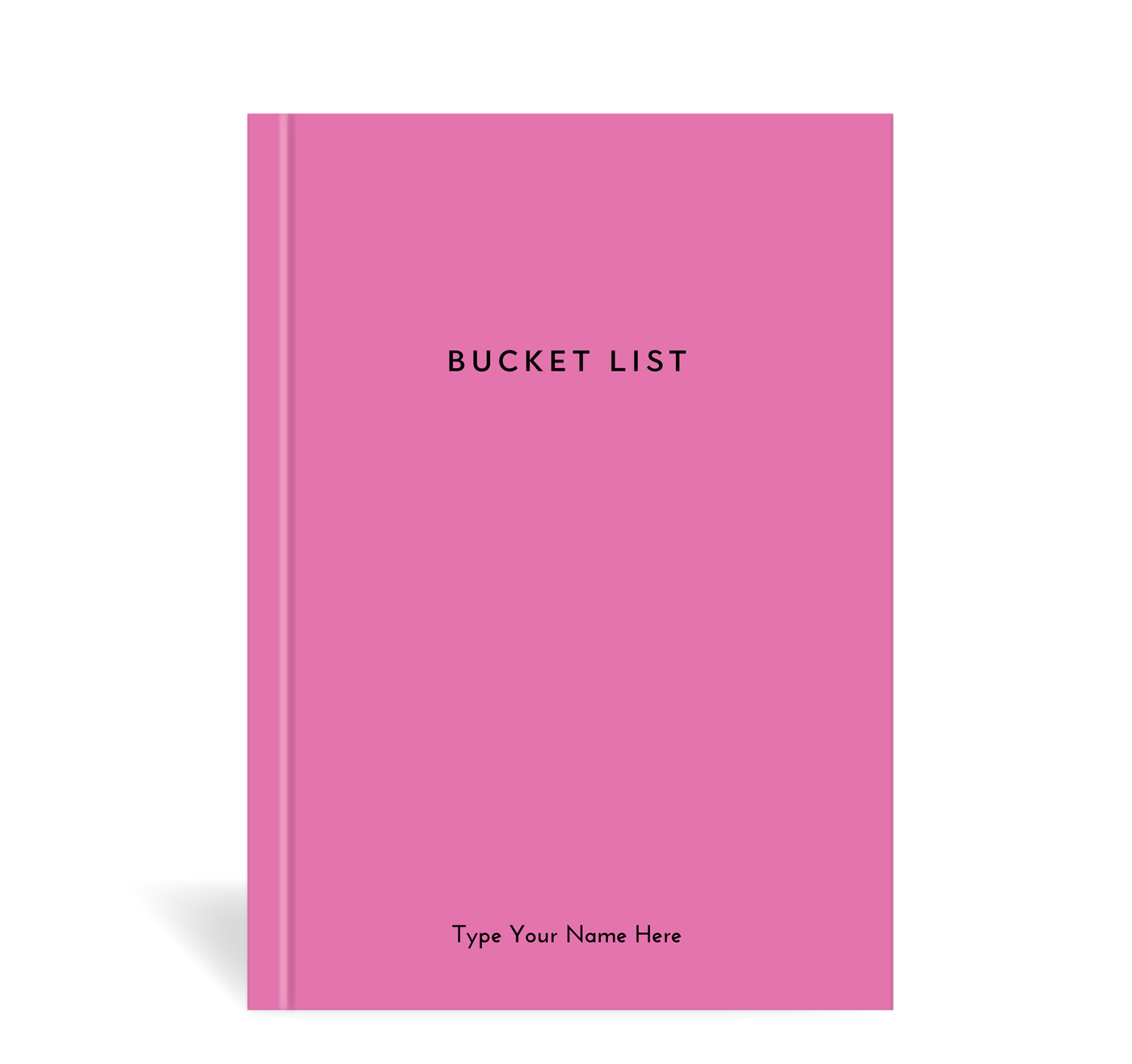 Bucket List Journal