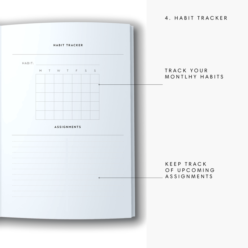 A5 2024 Spiral Student Diary - Kastanj