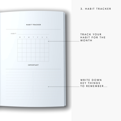 A5 2024 Weekly Spread Diary - Grey