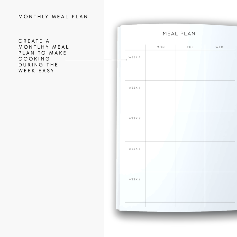 2026 A5 Spiral Family Diary - Rose