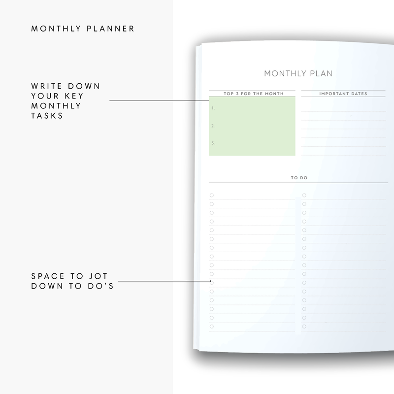 2026 A5 Spiral Vertical Weekly Diary - Stone