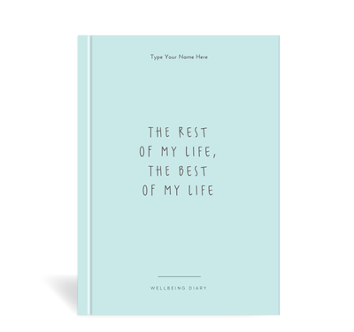 A5 2024 Wellbeing Diary - The Best of My Life - Mint