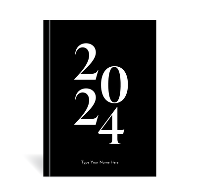A5 2024 Student Diary - Black