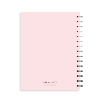 A5 2024 Spiral Weekly Spread Diary - Pink