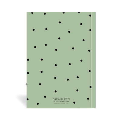 A5 2024 Goals Diary - Dots - Sage