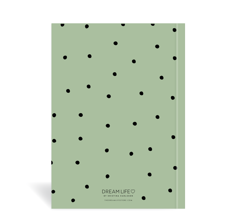 A5 2024 Goals Diary - Dots - Sage