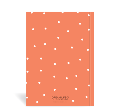 A5 2024 Vertical Weekly Diary - Dots - Terracotta