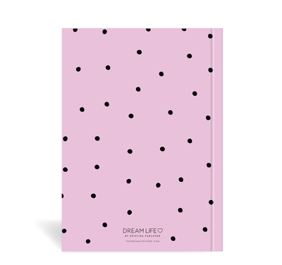 A5 2024 Wellbeing Diary - Dots - Pink