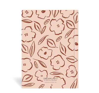 A5 2024 Family Diary - Floral - Rose