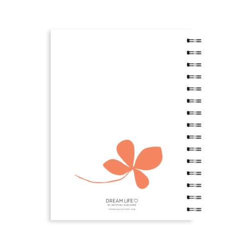 A5 2024 Spiral Family Diary - Leaf - Terracotta