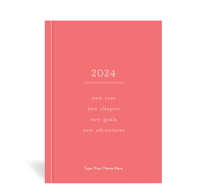A5 2024 Goals Diary - Watermelon