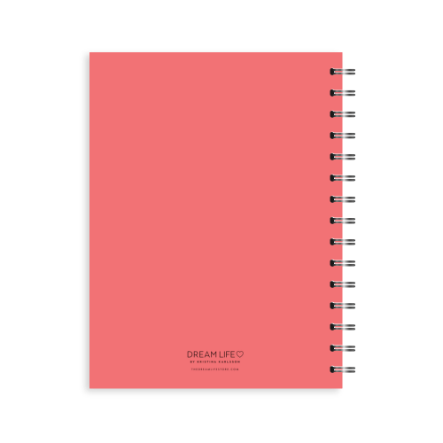 A5 2024 Spiral Goals Diary - Watermelon