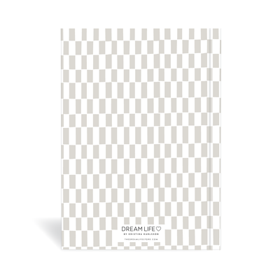 A5 2024 Vertical Weekly Diary - Pattern - Grey