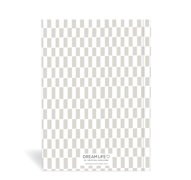 A5 2024 Vertical Weekly Diary - Pattern - Grey