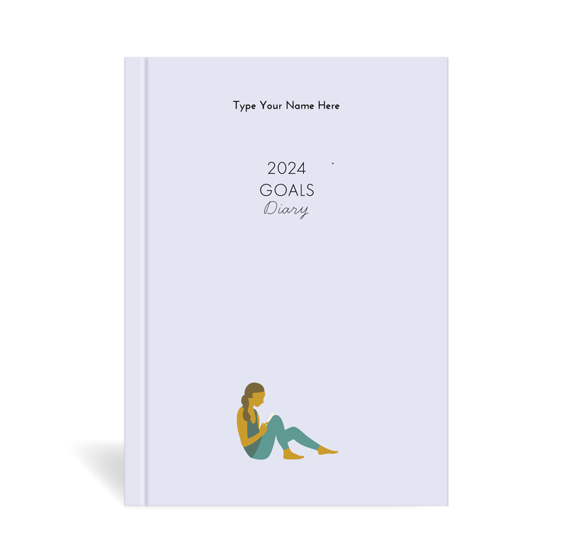 A5 2024 Goals Diary - Lilac