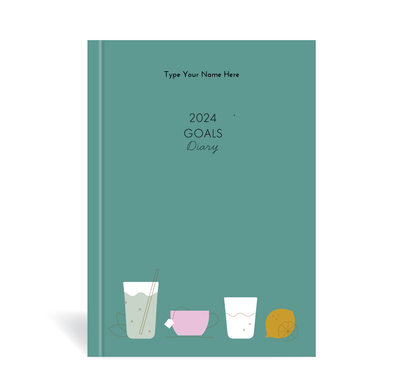 A5 2024 Goals Diary - Forest