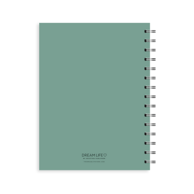 A5 2024 Spiral Goals Diary - Forest