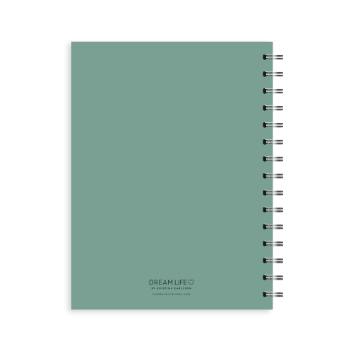 A5 2024 Spiral Goals Diary - Forest