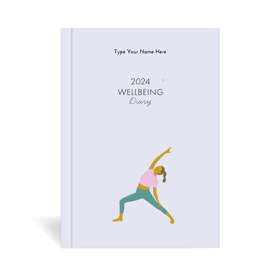 A5 2024 Wellbeing Diary - Lilac