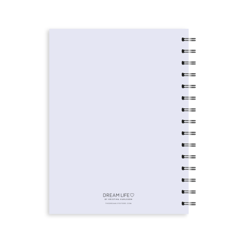 A5 2024 Spiral Wellbeing Diary- Lilac