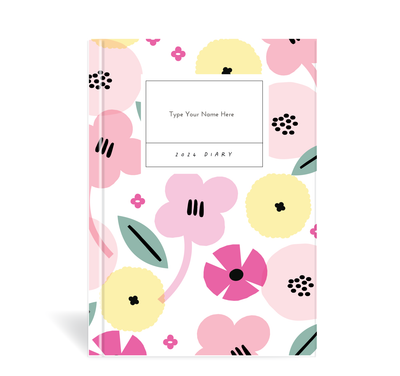 A5 2024 Family Diary - Summer - Pink