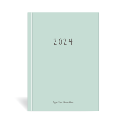 A5 2024 Family Diary - Green