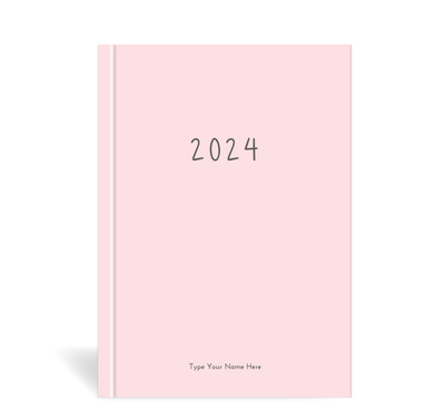 A5 2024 Family Diary - Pink