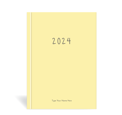 A5 2024 Family Diary - Yellow