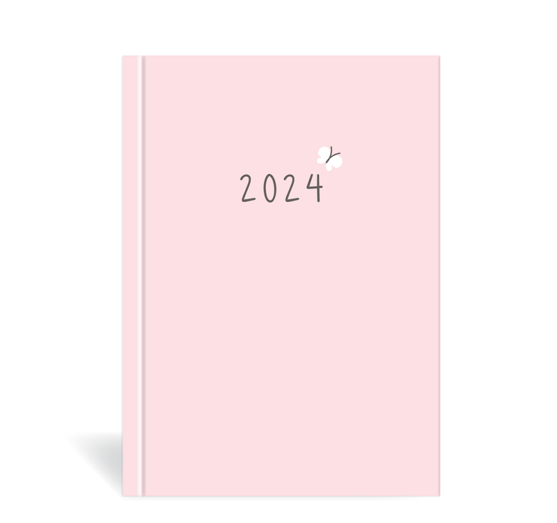 A5 2024 Student Diary - Pink