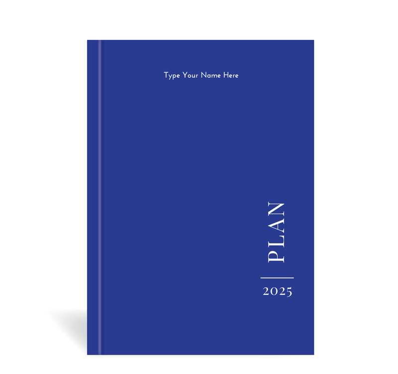 A5 2025 Vertical Weekly Diary - Midnight Blue